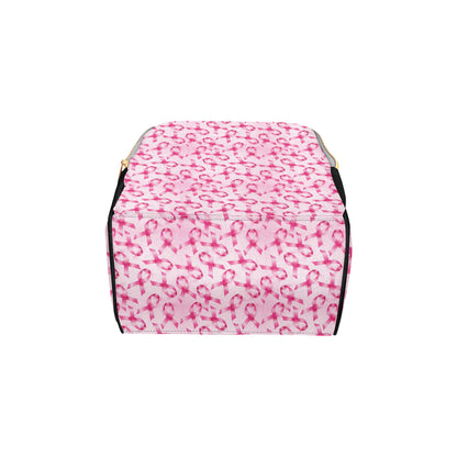 Breast cancer Pattern Print Design 04 Diaper Bag Backpack
