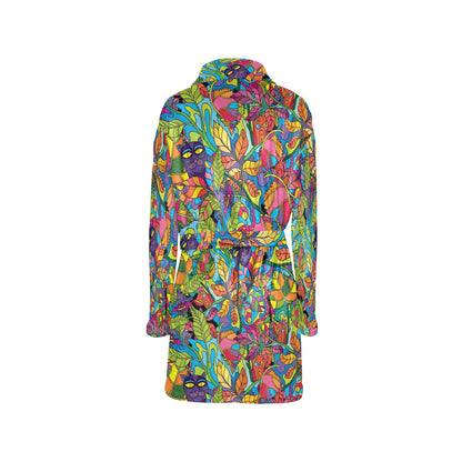Trippy Print Design LKS301 Women's Fleece Robe