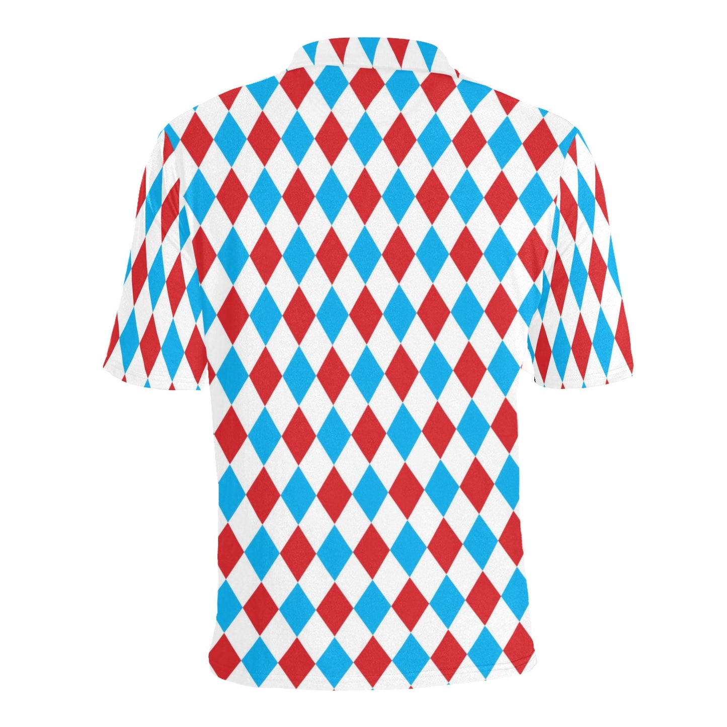Harlequin Print Design LKS402 Men Polo Shirt