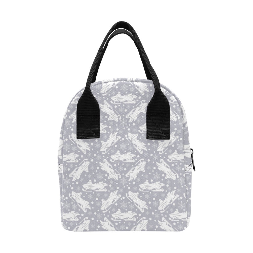 Snowmobile Print Design LKS302 Insulated Lunch Bag