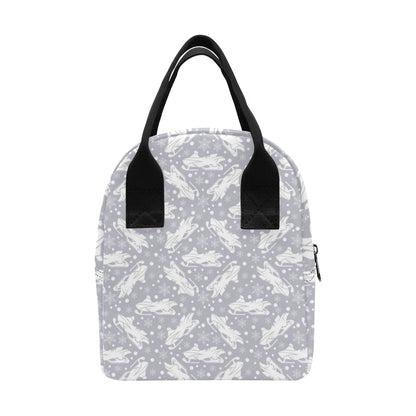 Snowmobile Print Design LKS302 Insulated Lunch Bag