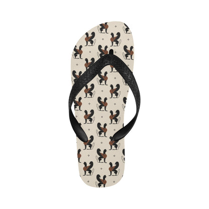 Ancient Greek Print Design LKS3010 Flip Flops