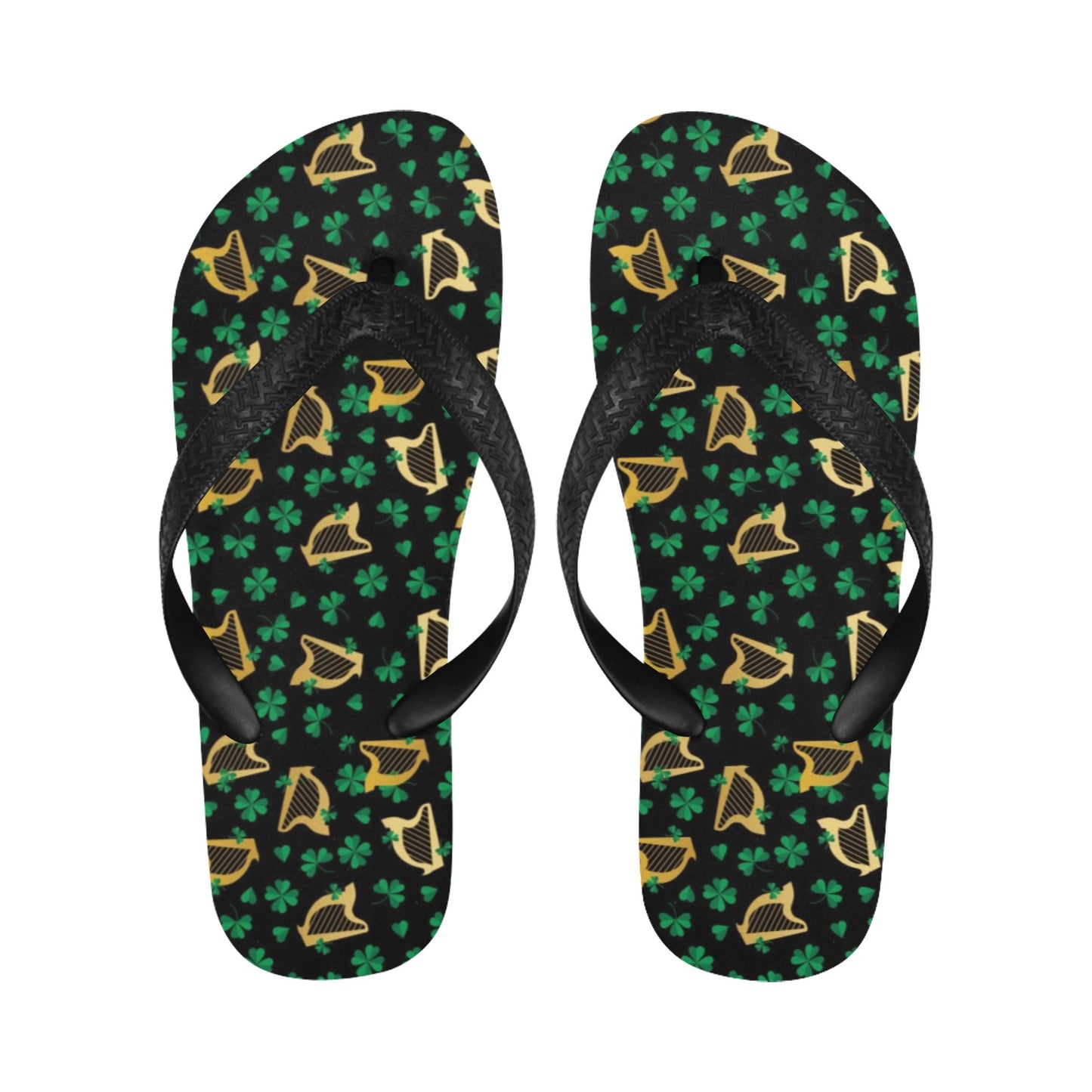 Harp Print Design LKS402 Flip Flops