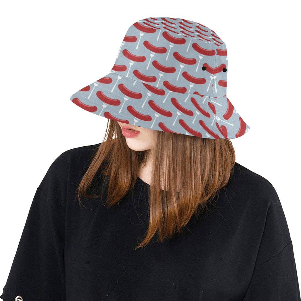 Sausage Print Design LKS301 Unisex Bucket Hat