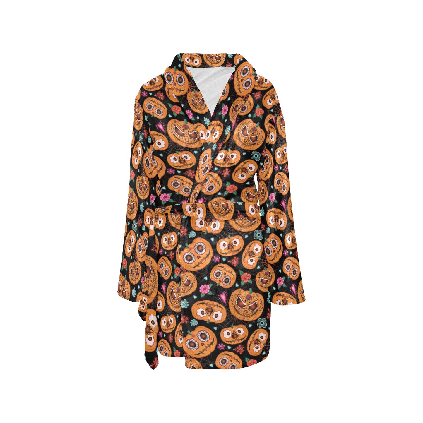 Halloween Print Design LKS402 Women's Fleece Robe