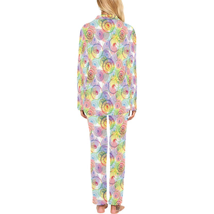 Third Eye Print Design LKS303 Women's Long Pajama Set