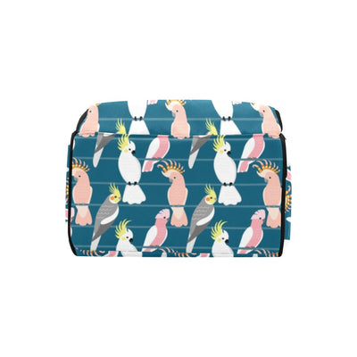 Cockatoo Print Design LKS401 Diaper Bag Backpack