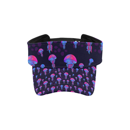 Jellyfish Neon Print Unisex Sun Visor