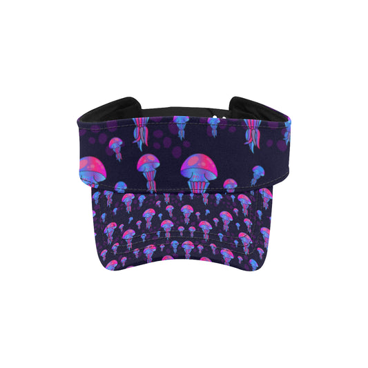 Jellyfish Neon Print Unisex Sun Visor