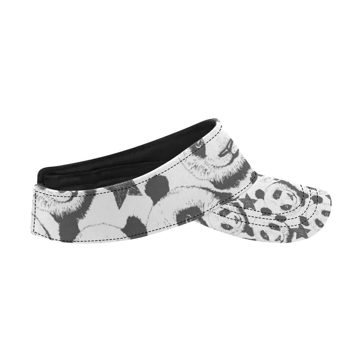 Panda Pattern Print Design A02 Unisex Sun Visor