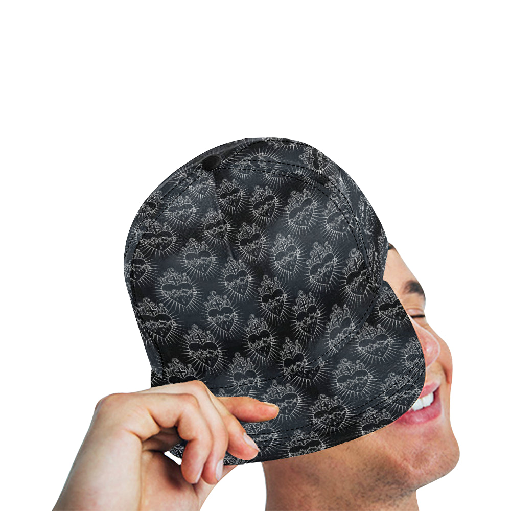Christian Heart Tattoo Style Snapback Cap