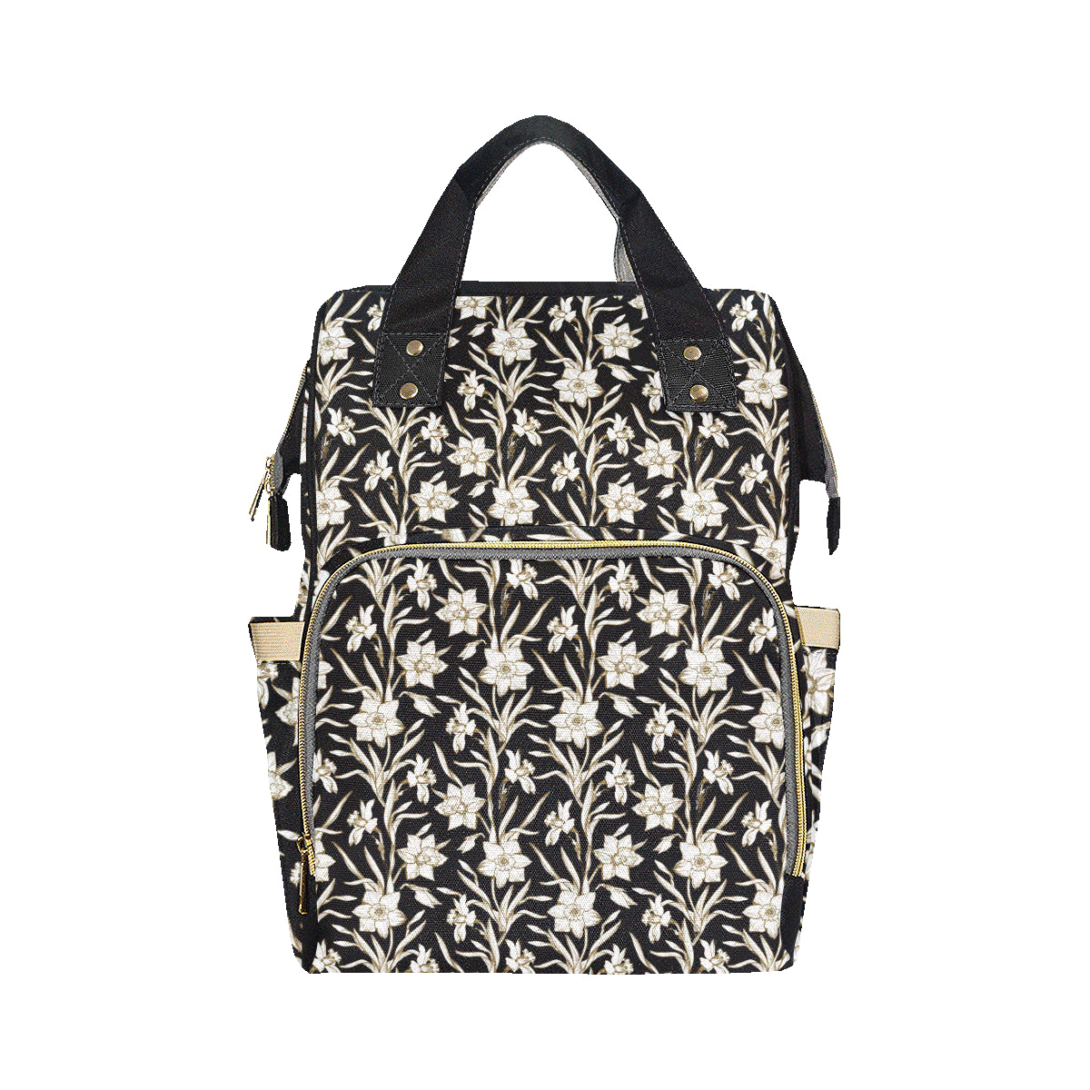 Daffodils Pattern Print Design DF06 Diaper Bag Backpack