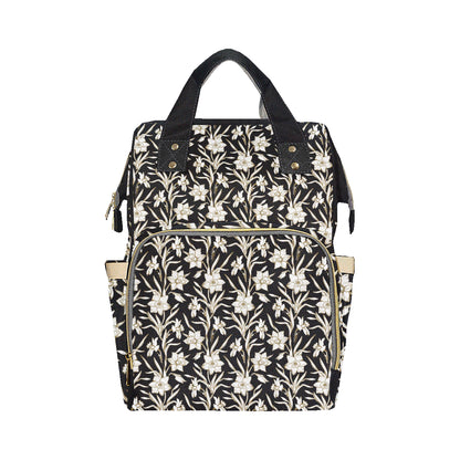 Daffodils Pattern Print Design DF06 Diaper Bag Backpack