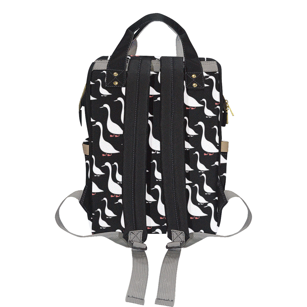 Goose Pattern Print Design 01 Diaper Bag Backpack