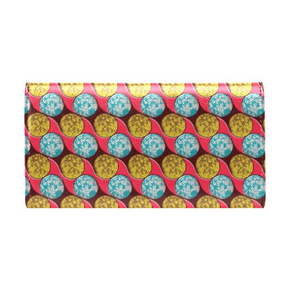 African Fashion Print Pattern Women's Trifold Wallet