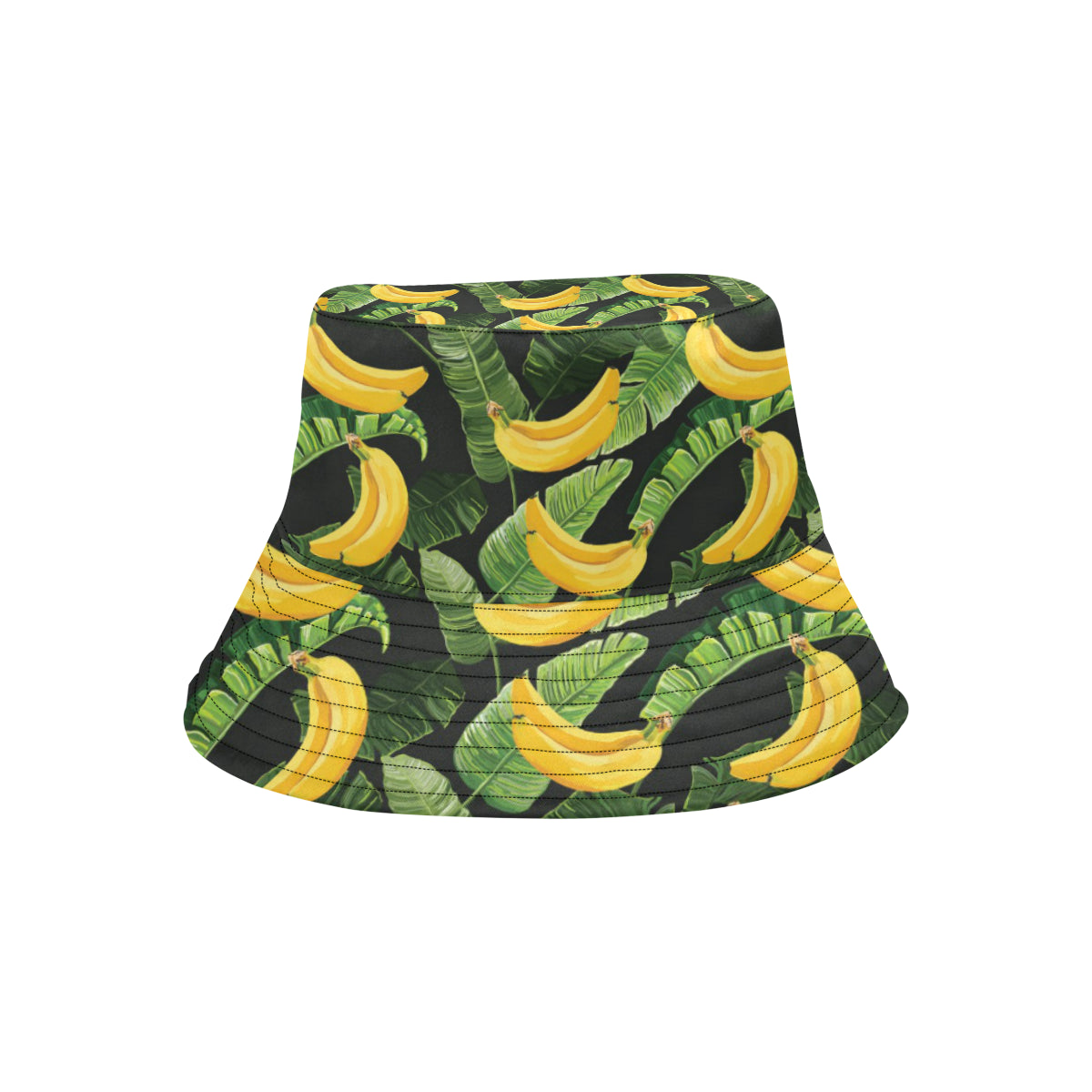 Banana Pattern Print Design BA01 Unisex Bucket Hat