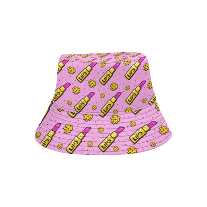 Lipstick Pattern Print Design LT03 Unisex Bucket Hat