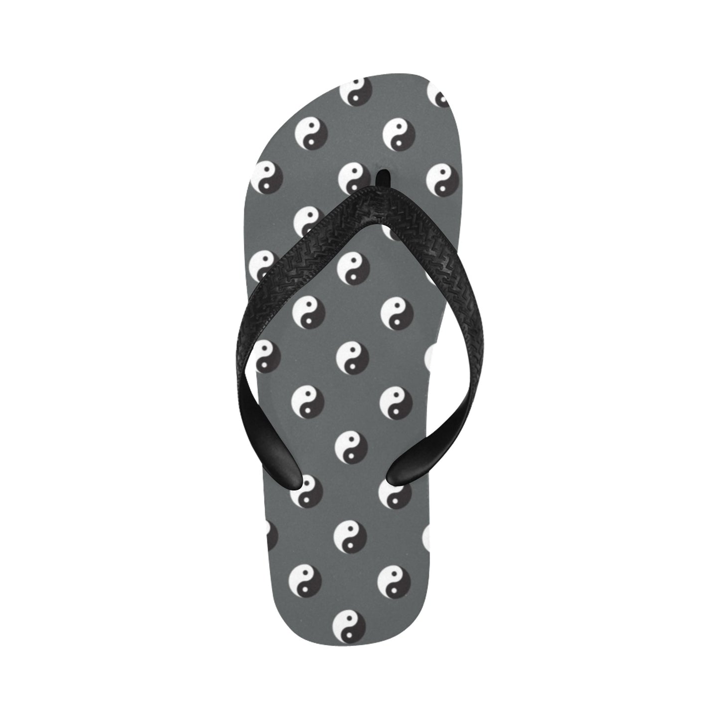 Yin Yang Print Design LKS303 Flip Flops