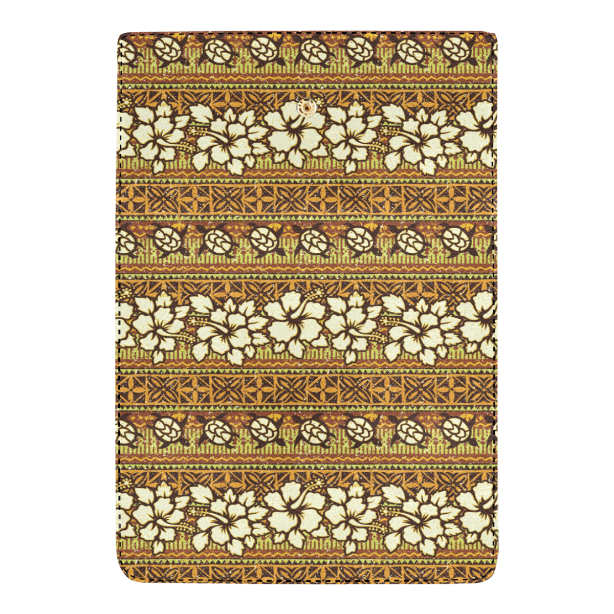 Hawaiian Themed Pattern Print Design H015 Women's Trifold Wallet