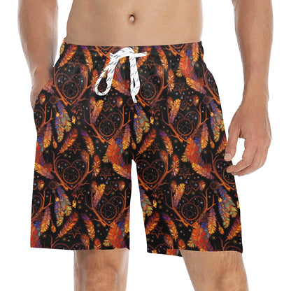 Dream Catcher Native American Design Men's Swim Trunks Beach Shorts