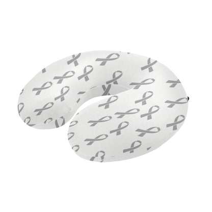 Brain cancer Pattern Print Design 01 U-Shaped Travel Neck Pillow