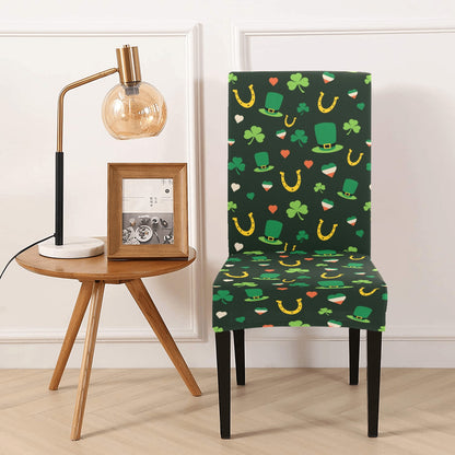 Shamrock Print Design LKS308 Dining Chair Slipcover