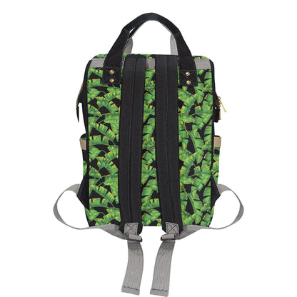 Banana Leaf Pattern Print Design 03 Diaper Bag Backpack