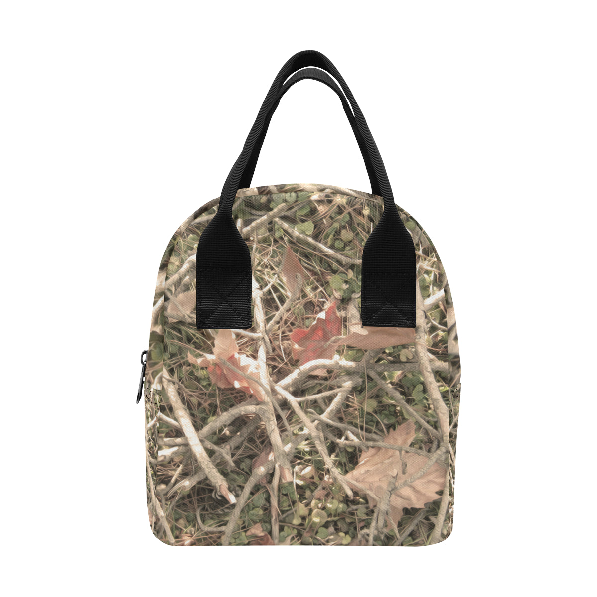 Camouflage Realistic Tree Authumn Print Insulated Lunch Bag