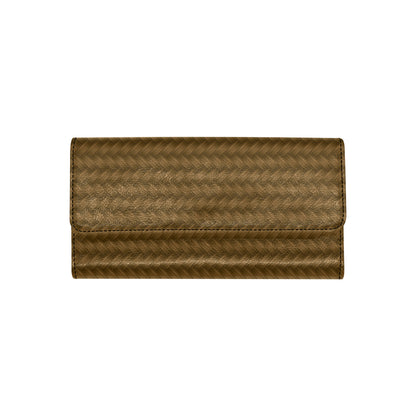 Cable Knit Pattern Print Design 02 Women's Trifold Wallet