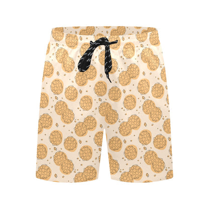 Waffle Print Design LKS303 Men's Swim Trunks Beach Shorts