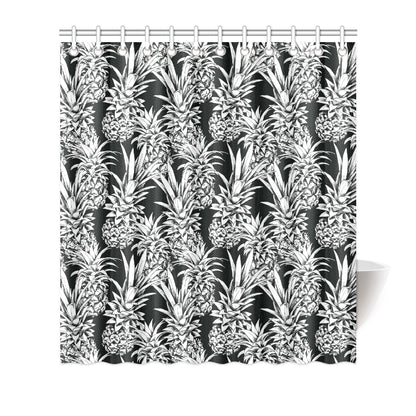 Pineapple Pattern Print Design PP08 Shower Curtain