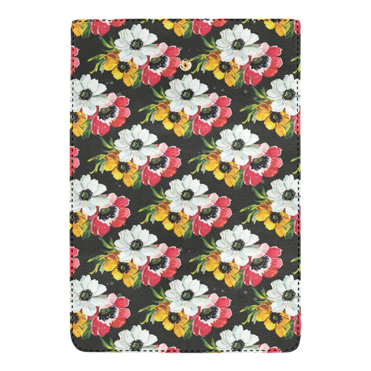 Anemone Pattern Print Design AM07 Women's Trifold Wallet