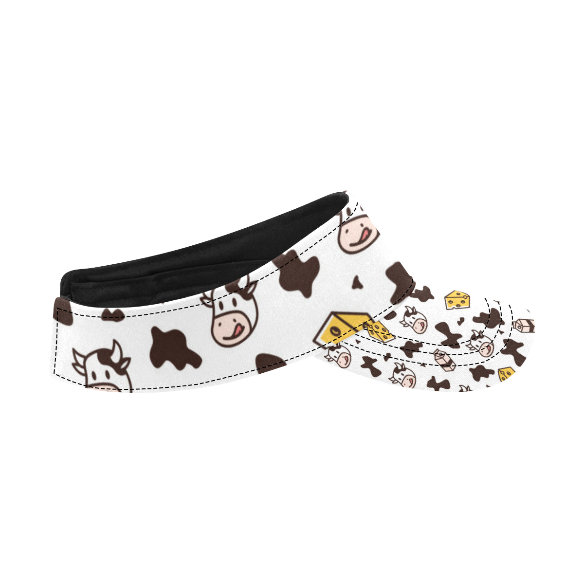 Cow Pattern Print Design 06 Unisex Sun Visor