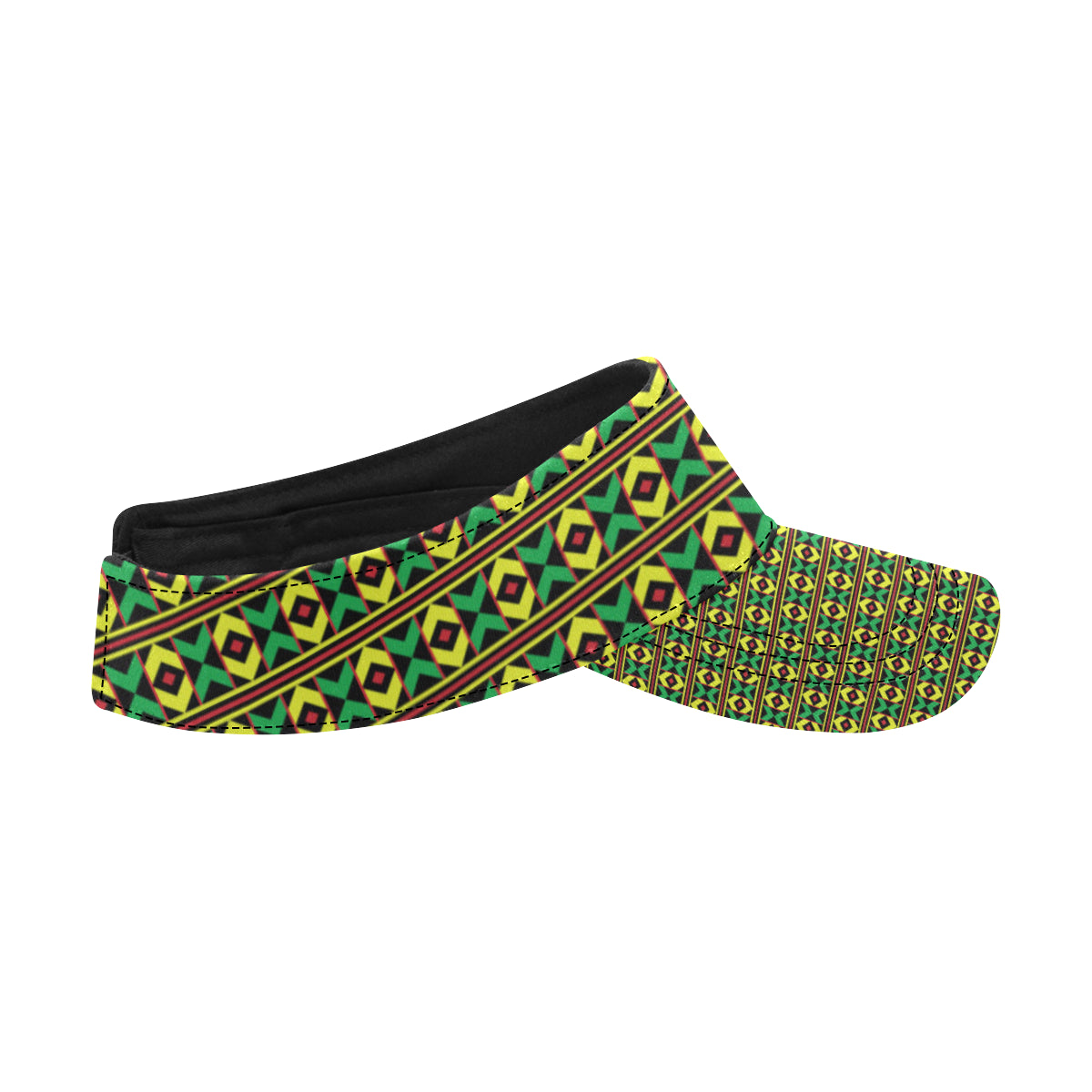 African Geometric Print Pattern Unisex Sun Visor