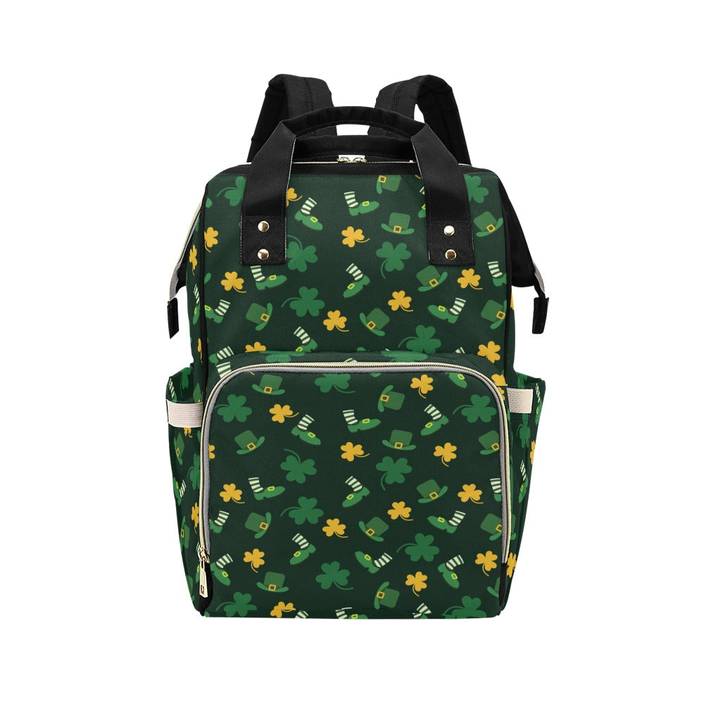 St Patricks Day Print Design LKS306 Diaper Bag Backpack
