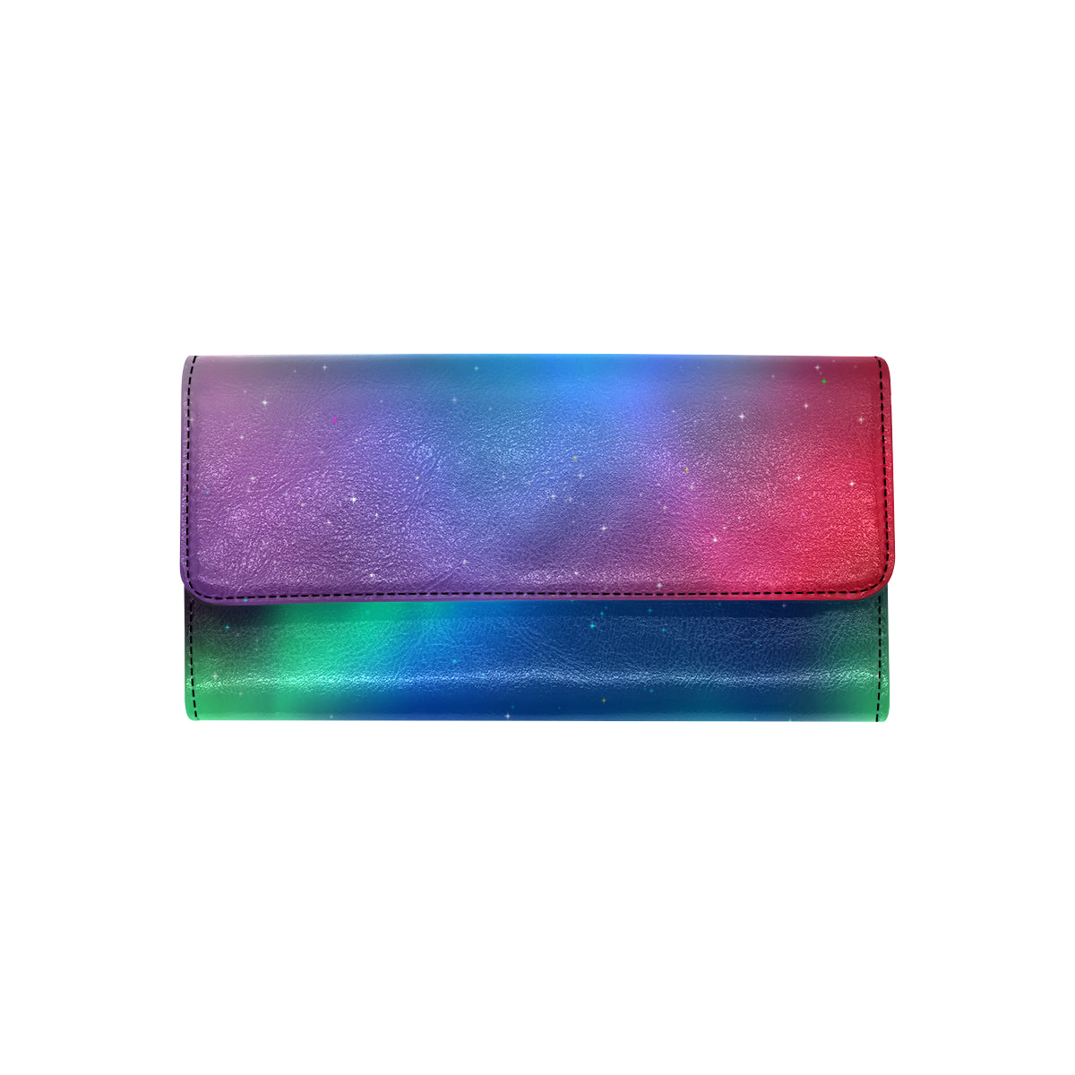 Aurora Borealis Pattern Print Design 02 Women's Trifold Wallet