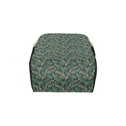 Banana Leaf Pattern Print Design 05 Diaper Bag Backpack