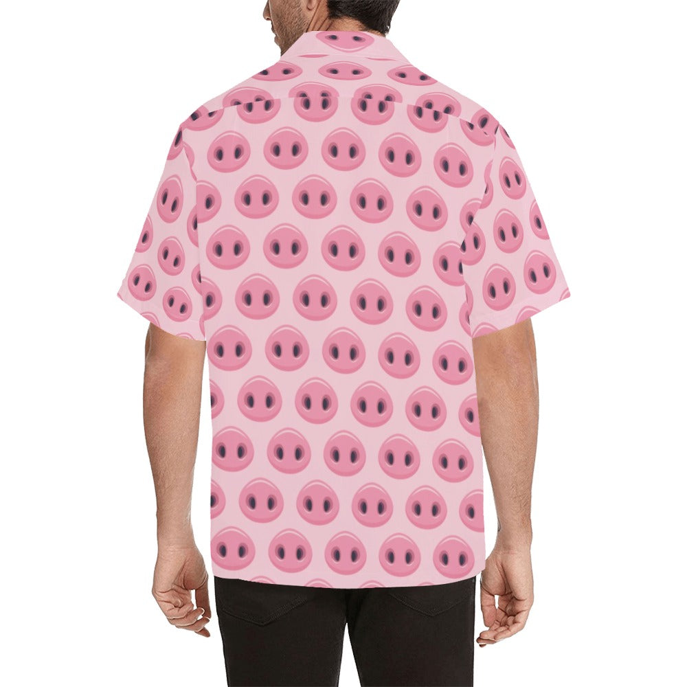 Pig Print Design LKS401 Men's Men's Hawaiian Shirt