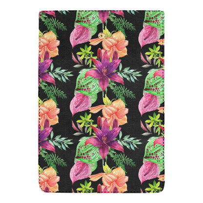 Amaryllis Pattern Print Design AL09 Women's Trifold Wallet