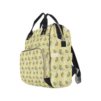 Surf Catch the Wave Design Diaper Bag Backpack
