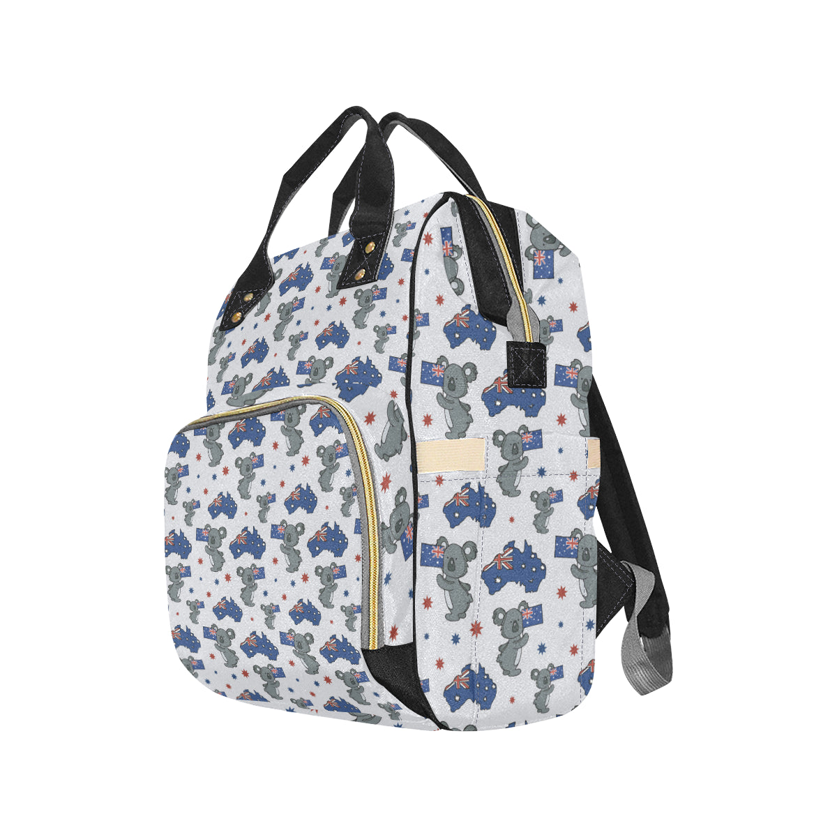 Koala Australia Day Themed Design Diaper Bag Backpack