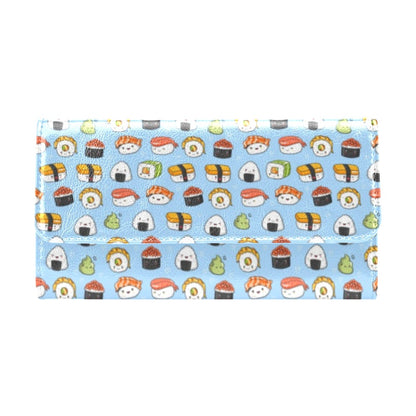 Sushi Cartoon Design Women's Trifold Wallet