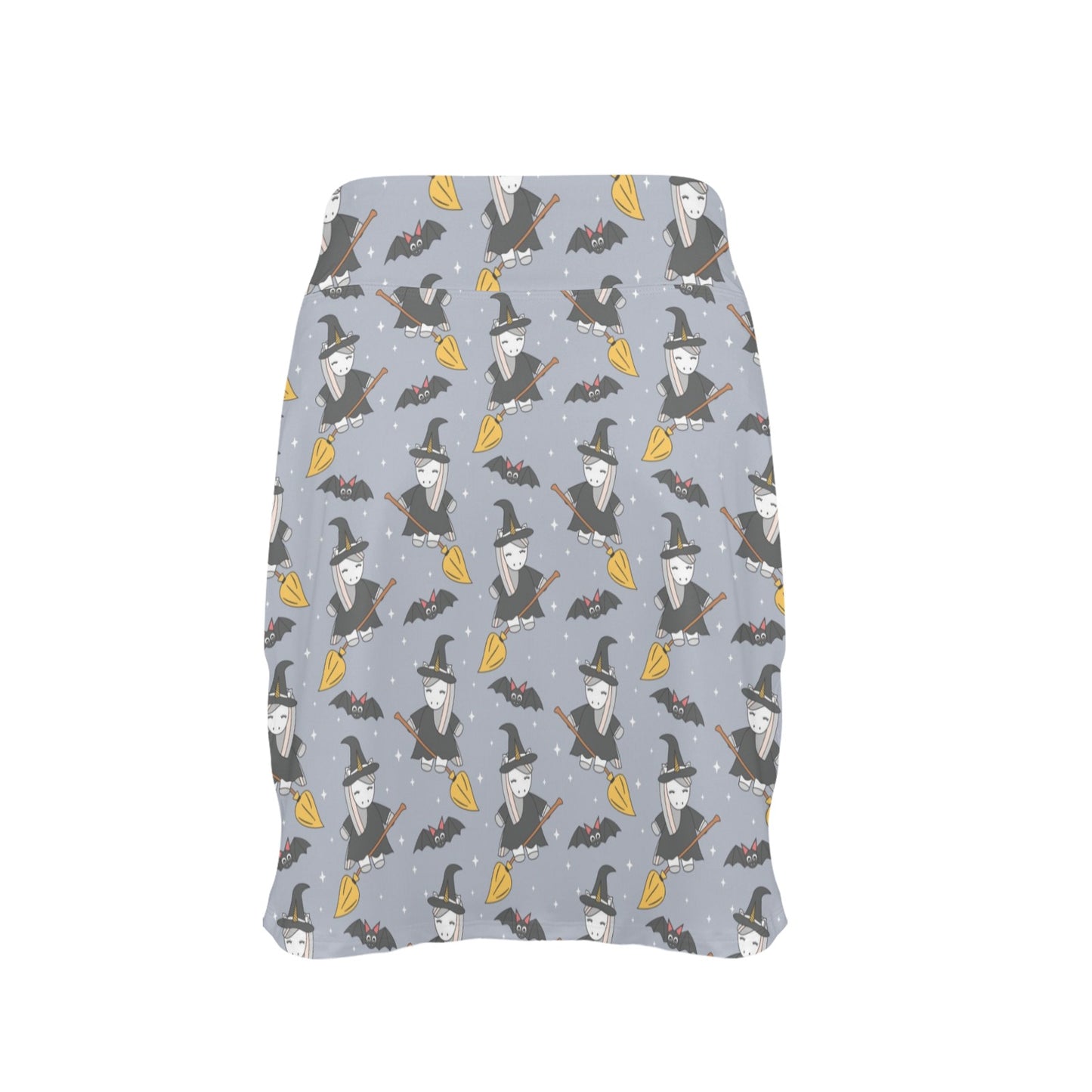 Witch Print Design LKS307 17" Golf & Pickleball Skort with Pockets