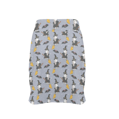 Witch Print Design LKS307 17" Golf & Pickleball Skort with Pockets
