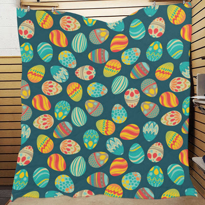 Easter Eggs Pattern Print Design RB09 Premium Quilt