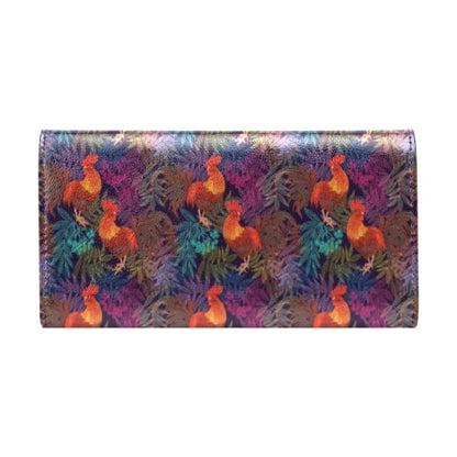 Rooster Print Style Women's Trifold Wallet