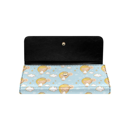 Angel Pattern Print Design 05 Women's Trifold Wallet