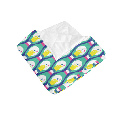 Bowling Pattern Print Design 04 Premium Quilt
