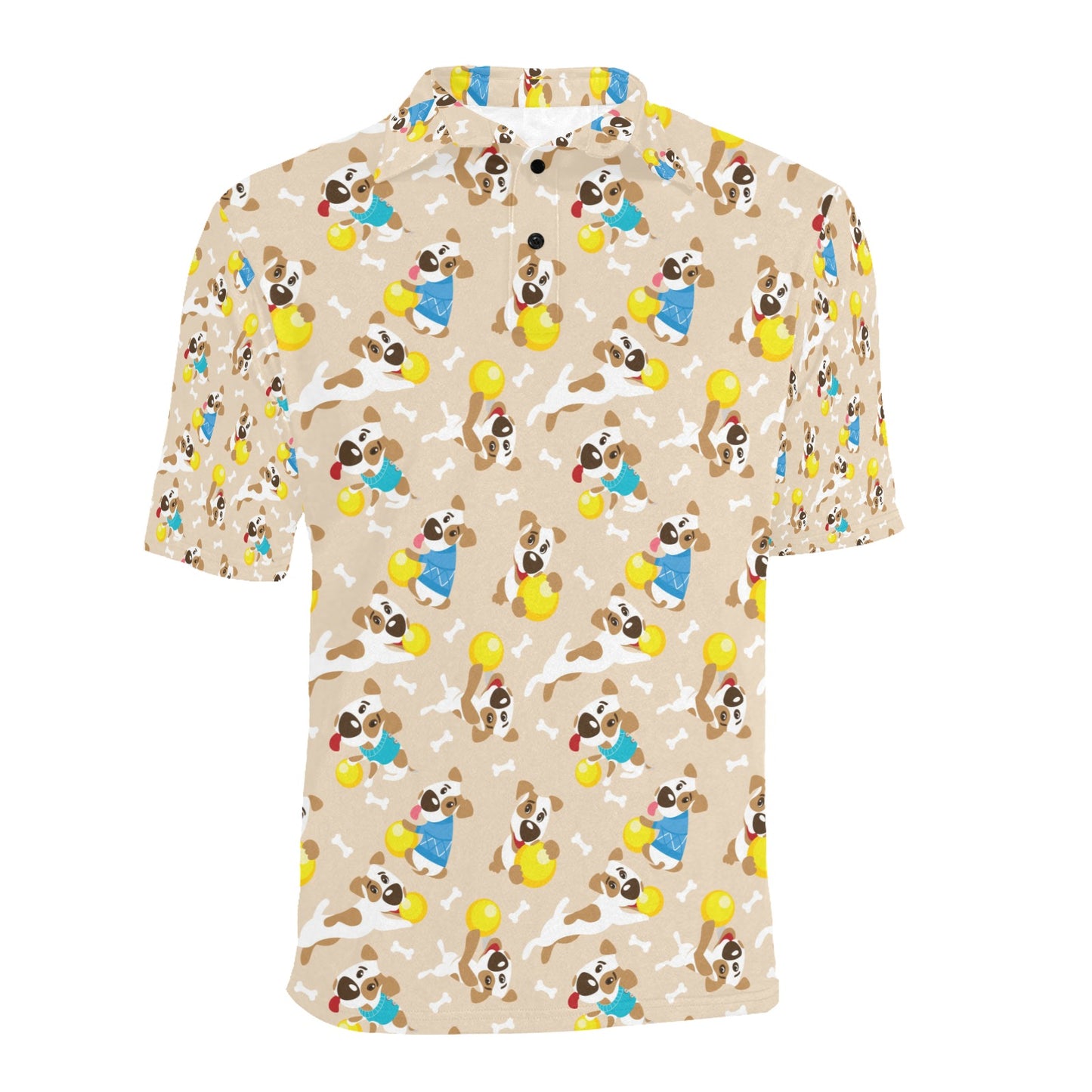 Russell Terriers Cute Print Design LKS304 Men Polo Shirt