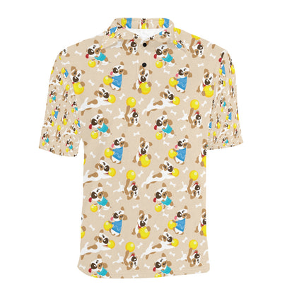 Russell Terriers Cute Print Design LKS304 Men Polo Shirt